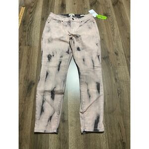 LOGO by Lori Goldstein Jeans, Women's Size 6P Petite, Black Bleached, Skinny